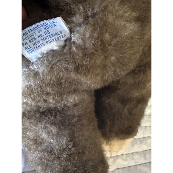 Vintage R Dakin & Co Plush Brown Monkey 1986 14” Stuffed Animal - Picture 9 of 9